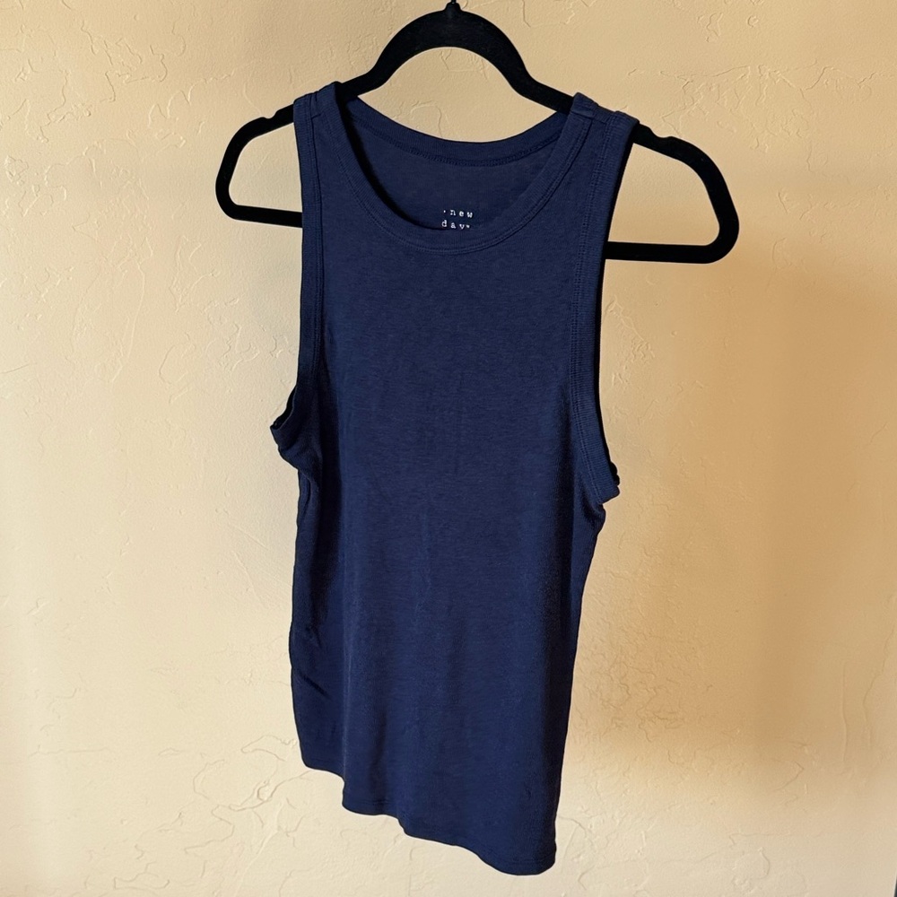 A New Day Navy Knit Top